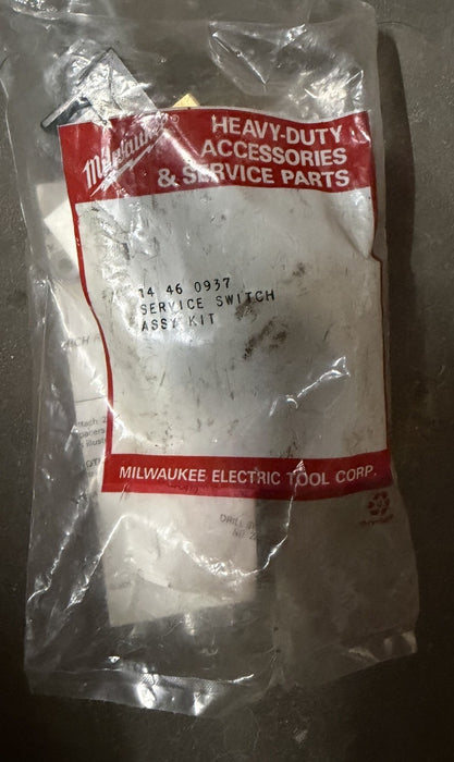 Milwaukee 14 46 0937 MILWAUKEE SERVICE SWITCH ASSY KIT MISSING STOP BUTTON