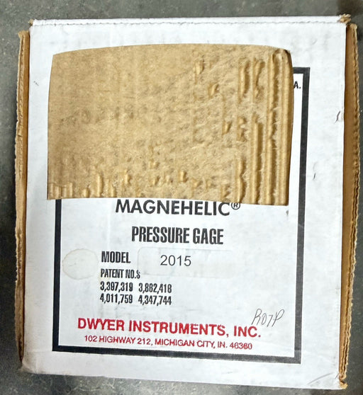 Dwyer Magnehelic 2015 Differential Pressure Gauge 0-15 Inches Of Water