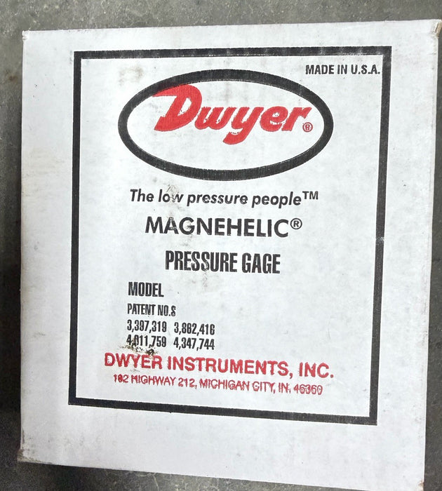 Dwyer Magnehelic 2015 Differential Pressure Gauge 0-15 Inches Of Water