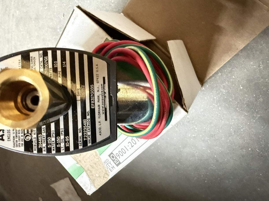 ASCO EF8317G035 NEW IN BOX 120VAC EF8317-G035-120