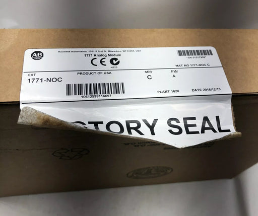 1771-NOC NEW 2016 ALLEN BRADLEY 1771NOC HIGH RESOLUTION ANALOG OUTPUT PLC-5 NIB