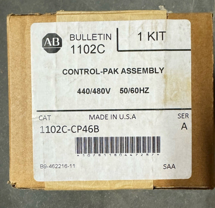 FACTORY SEALED ALLEN BRADLEY 1102C-CP46B SER. A 440/480V CONTROL-PAK ASSEMBLY
