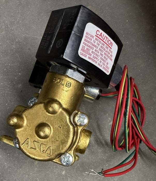 NEW ASCO EF8344G44 SOLENOID VALVE 110/120V  50/60 HZ