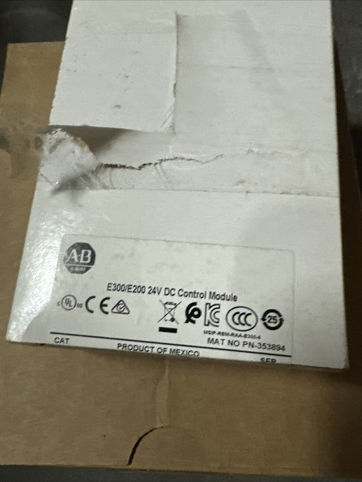 ALLEN BRADLEY E300 193-ECM-DNT 193-EIO-63-24D 592-ESM-IG-30A-S2 OVERLOAD E3 PLUS