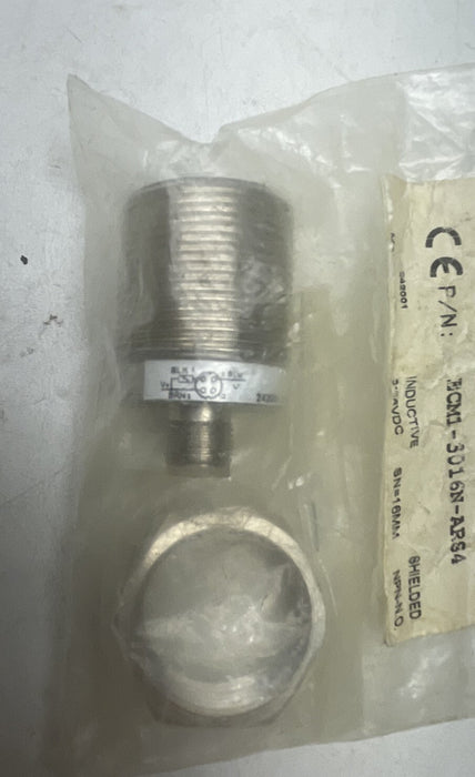 NEW SCAN ECM1-3016N-ARS4 SCAN INDUCTIVE PROXIMITY SENSOR SHIELDED DC Sn=16mm NPN