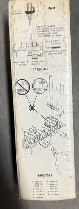 Allen Bradley 1492-CA1 Terminal Block SURPLUS NIB PACK OF 50 FACTORY SEALED