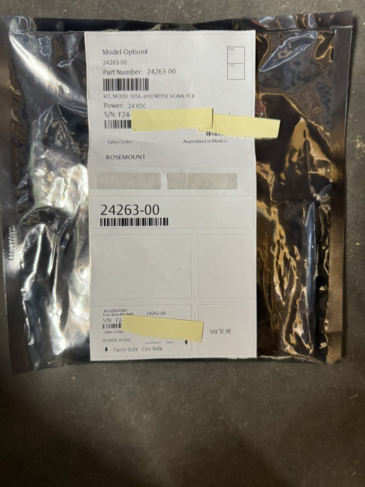 NEW SEALED EMERSON 24263-00 PH ORP ISE SIGNAL BOARD PCB FOR 1056 XMTR ROSEMOUNT