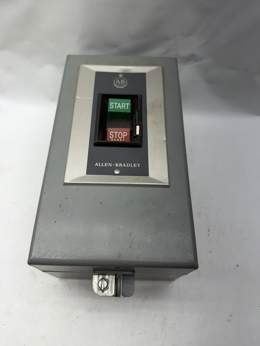 NEW  609-AAW SEALED ALLEN-BRADLEY 3 PHASE AC MANUAL STARTER NEMA TYPE 12