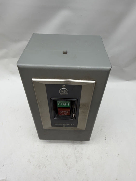 NEW  609-AAW SEALED ALLEN-BRADLEY 3 PHASE AC MANUAL STARTER NEMA TYPE 12