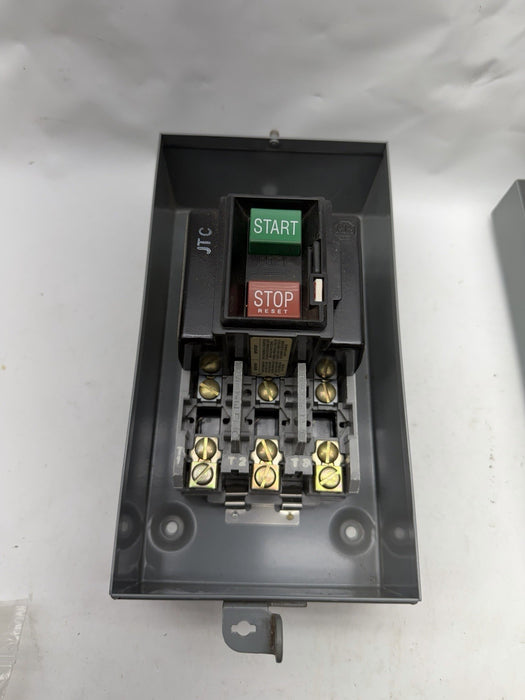 NEW  609-AAW SEALED ALLEN-BRADLEY 3 PHASE AC MANUAL STARTER NEMA TYPE 12