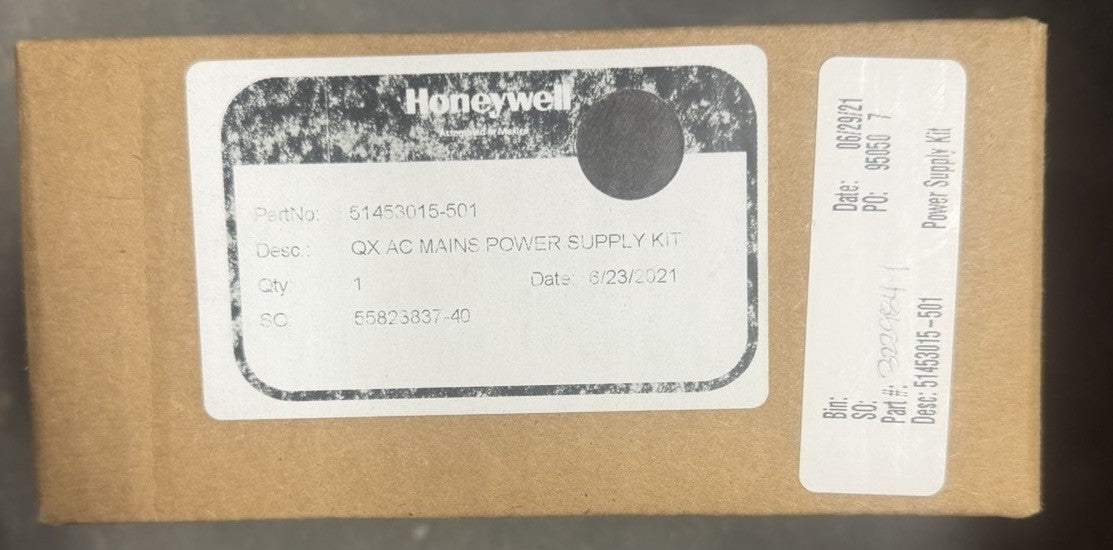 SEALED 51453015-501 HONEYWELL QX AC MAINS POWER SUPPLY KIT QX SERIES RECORDER