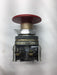 Allen Bradley 800T-D6LQD2 Jumbo Mushroom Head Push Button 1 NC Red Lock out tab