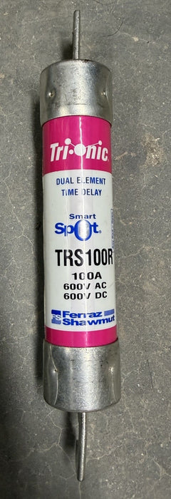 TRI ONICS TRS100R TRS100R USED DUAL ELEMENT TIME DELAY FUSE 100 AMP SMART SPOT