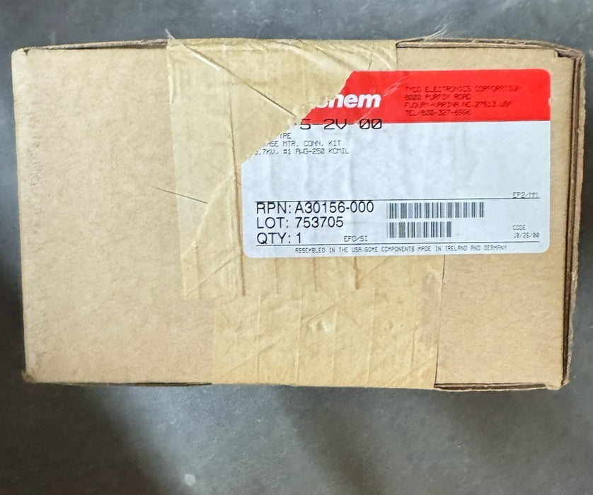 RAYCHEM 8.7KV 3 PHASE MOTOR CONNECTION KIT P/N: MCK-5-2V-00 #1 TO 250 KCMIL STUB