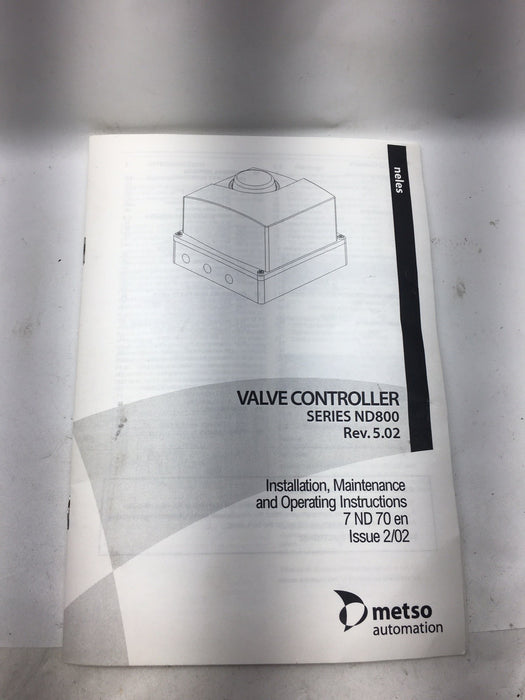 NEW METSO ND8221A ELECTRO PNEUMATIC VALVE POSITIONER 4-20ma NIB