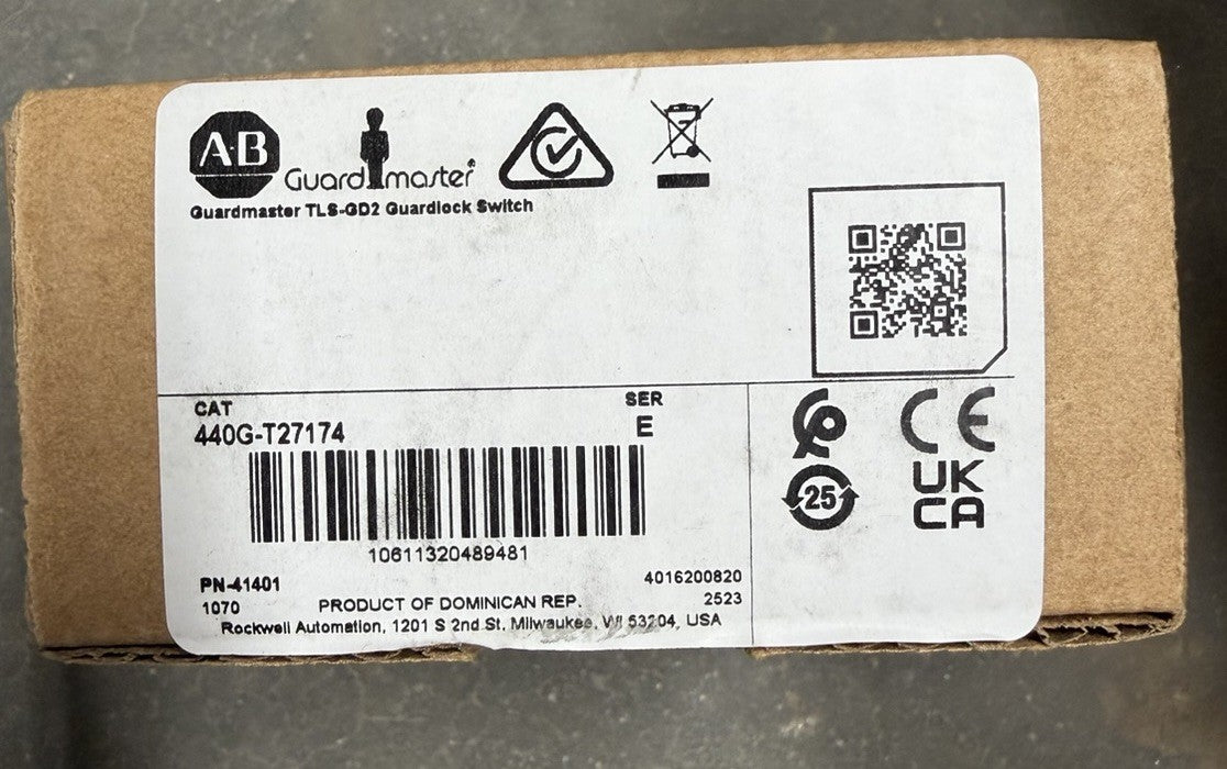 NEW 440G-T27174 GUARDMASTER TLS1-GD2 SAFETY LATCH ALLEN BRADLEY PN-41401