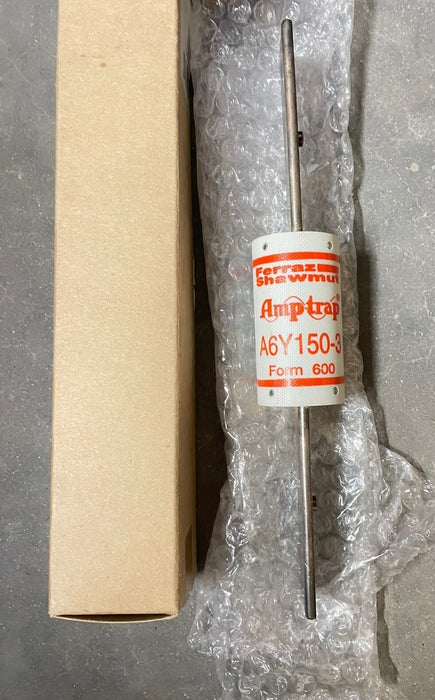 NEW 2017 Mersen-Ferraz A6Y150-3 150A 600V  Amp-Trap