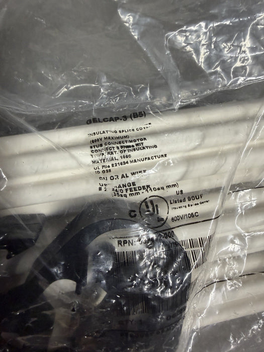 Raychem GELCAP-3 Insulating Splice Cover for 600V Cable sealed