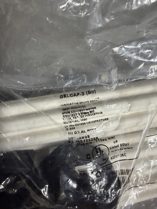 Raychem GELCAP-3 Insulating Splice Cover for 600V Cable sealed