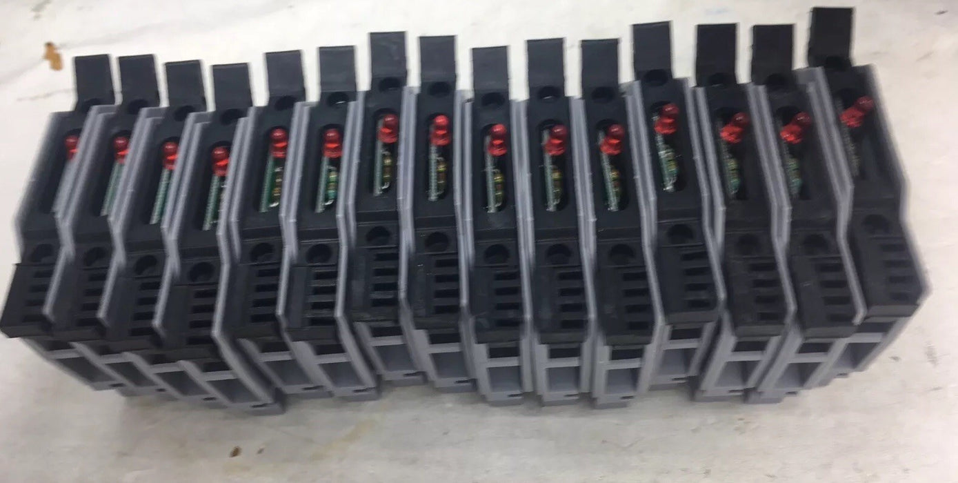 QTY 15 PCS NEW MORSETTITALIA  EURO S4LH TERMINAL BLOCK END BRACKET  DNF10 FUSE
