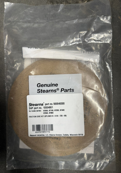 8-078-944-02 STEARNS Friction Brake Disk Kit SEALED FRICTION DISC KIT 807894402