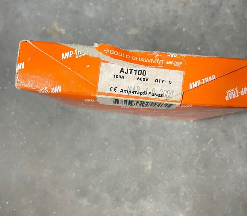 Ferraz Shawmut AJT100 Fuse 100A AJT 600V AC AMP-TRAP DUAL ELEMENT TIME DELAY