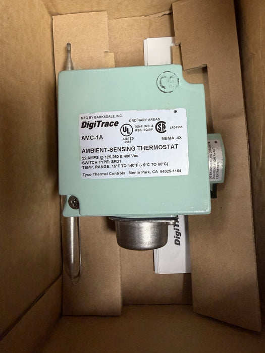 NEW AMC-1A LINE SENSING THERMOSTAT PENTAIR INVENT RAYCHEM 573977-000 AMC1A