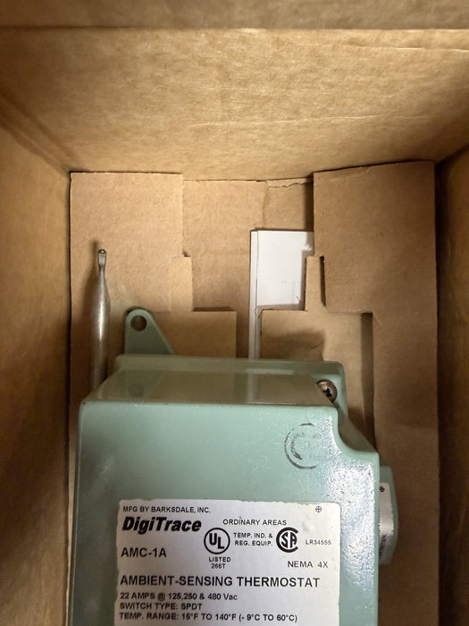 NEW AMC-1A LINE SENSING THERMOSTAT PENTAIR INVENT RAYCHEM 573977-000 AMC1A