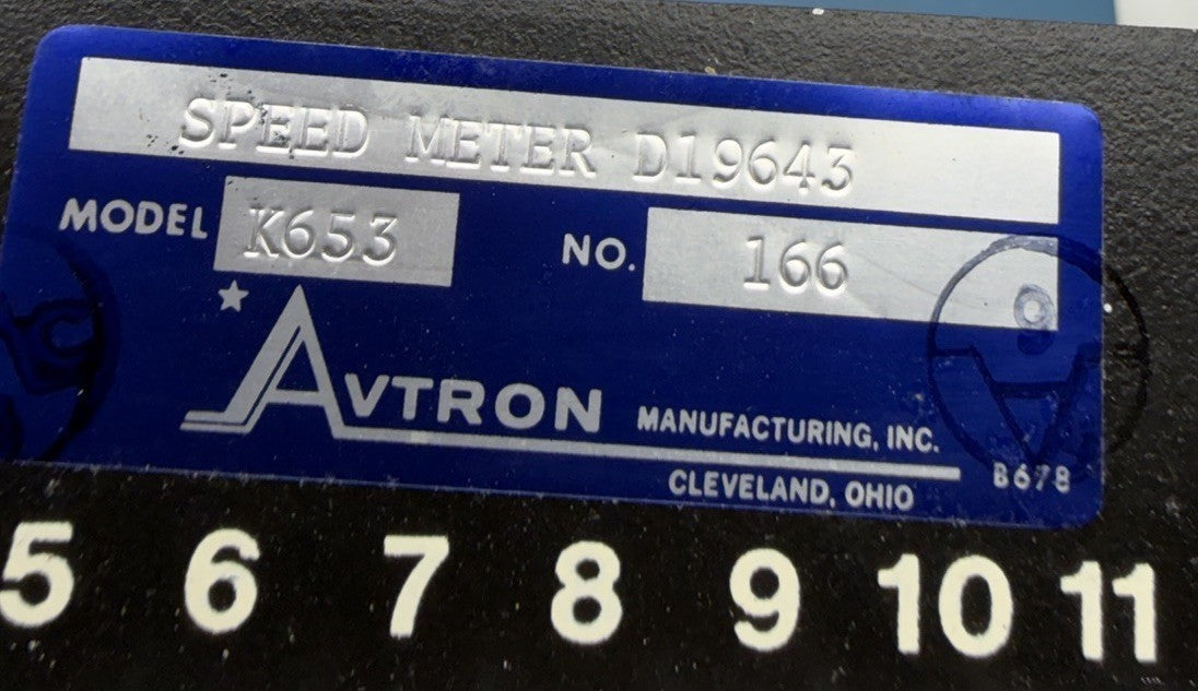 Avtron Manufacturing D19643 Speed Counter K653 Unused Spare Part W/ Enclosure