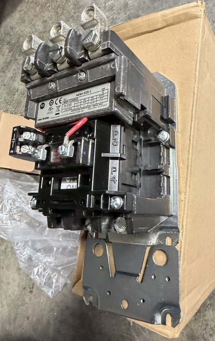 Allen Bradley Full Voltage Starter 509-COD NEMA Size 2 115-120VAC 60HZ Phase 3