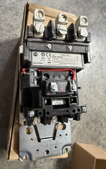 Allen Bradley Full Voltage Starter 509-COD NEMA Size 2 115-120VAC 60HZ Phase 3