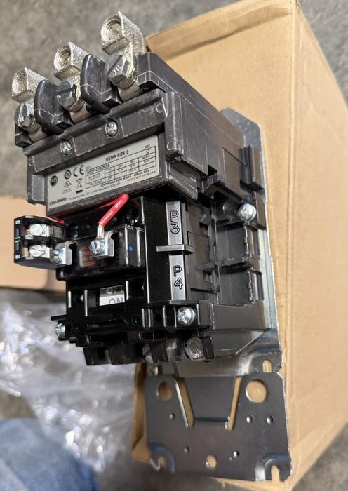 Allen Bradley Full Voltage Starter 509-COD NEMA Size 2 115-120VAC 60HZ Phase 3