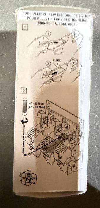 595-A NEW ALLEN-BRADLEY MOTOR STARTER AUXILIARY CONTACT AUX NO