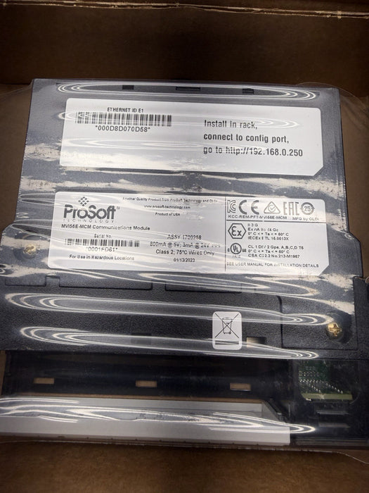 NEW FACTORY SEALED PROSOFT MVI56E-MCM Modbus Master/Slave Serial Comm Mod