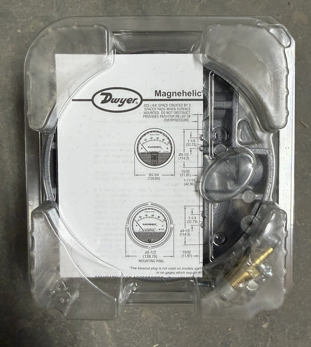 Dwyer Magnehelic 2015 102011-00 Differential Pressure Gauge 0-15 Inches Of Water