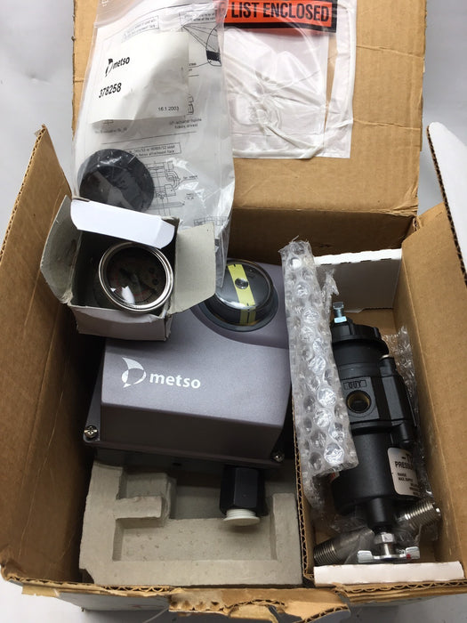 NEW IN BOX METSO VALVE CONTROLLER POSITONER ND822/S1 W/ REGULATOR ND822