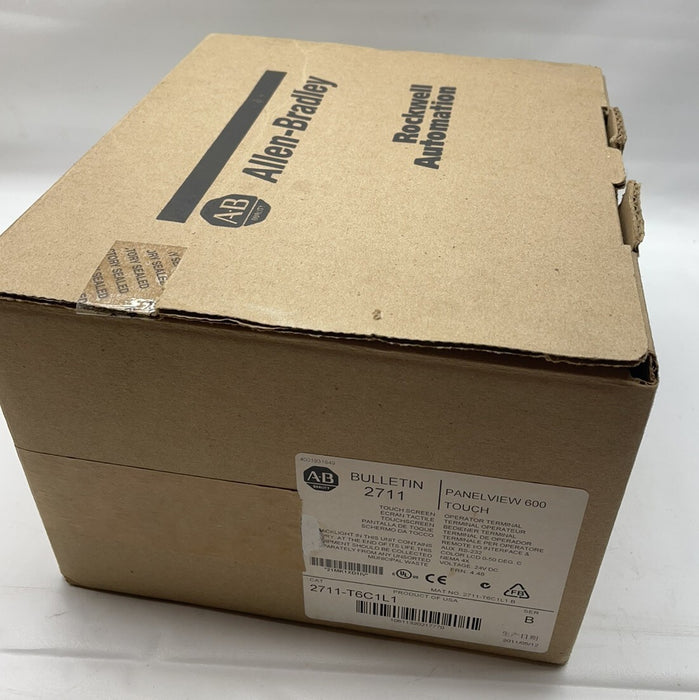 2711-T6C1L1 NEW ALLEN BRADLEY 4.48 PanelView 600 HMI RIO REMOTE I/O PV600 2711-T