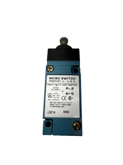 HONEYWELL LSD1A Micro Switch Top Plunger Roller