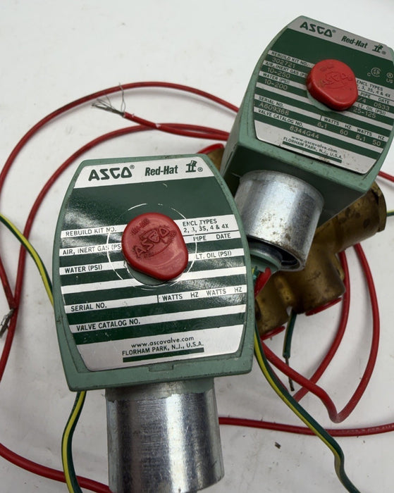 NEW ASCO EF8344G44 SOLENOID VALVE 110/120V  50/60 HZ