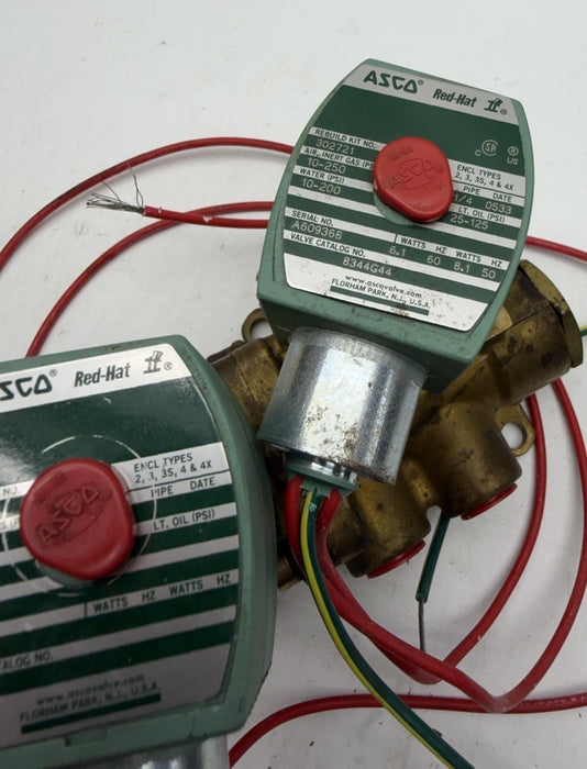 NEW ASCO EF8344G44 SOLENOID VALVE 110/120V  50/60 HZ