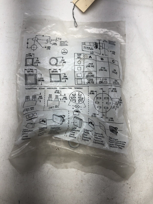 NEW SEALED ALLEN BRADLEY 800A-M2FAR24 RED MOMENTARY CONTACT PUSHBUTTON