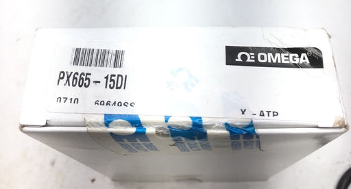 NEW OMEGA PX665-15DI 4-20ma OUTPUT 0 - 15 INH2O DIFF PRESSURE TRANSMITTER PX665