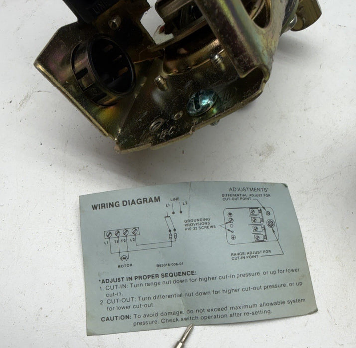 Air Compressor Pressure Switch For 2 Stage Units 135 ON / 175 psi OFF 32147738