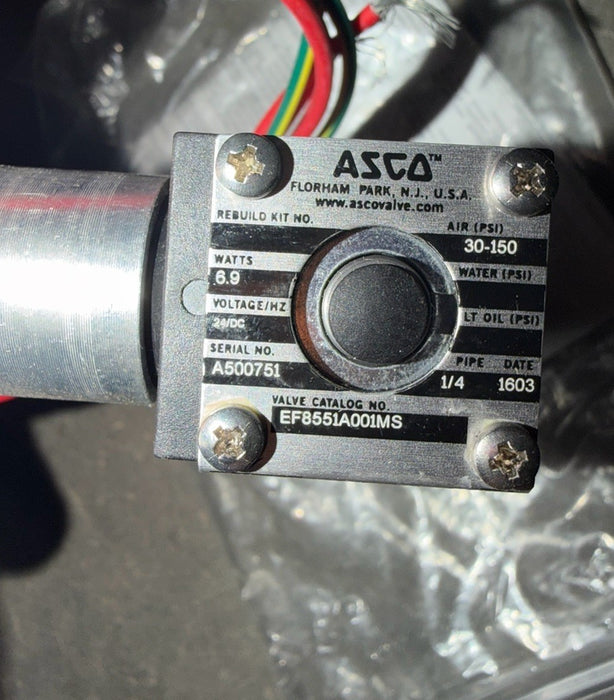 ASCO Solenoid  Valve EF8551A001MS 120V 4 Way 1/4” Ports NNB