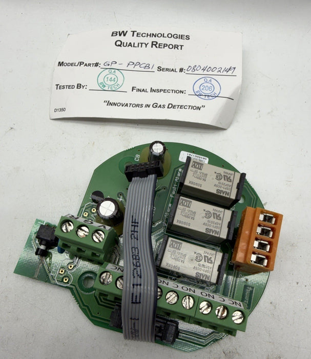 BW TECHNOLOGIES PN 112381 GP-PPCB1 GAS DETECTION Gas Point Power Board With Rela