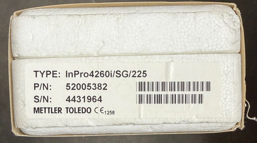 NEW Mettler Toledo 52005382 PH Probe InPro4260i/SG/225 InPro 52460I