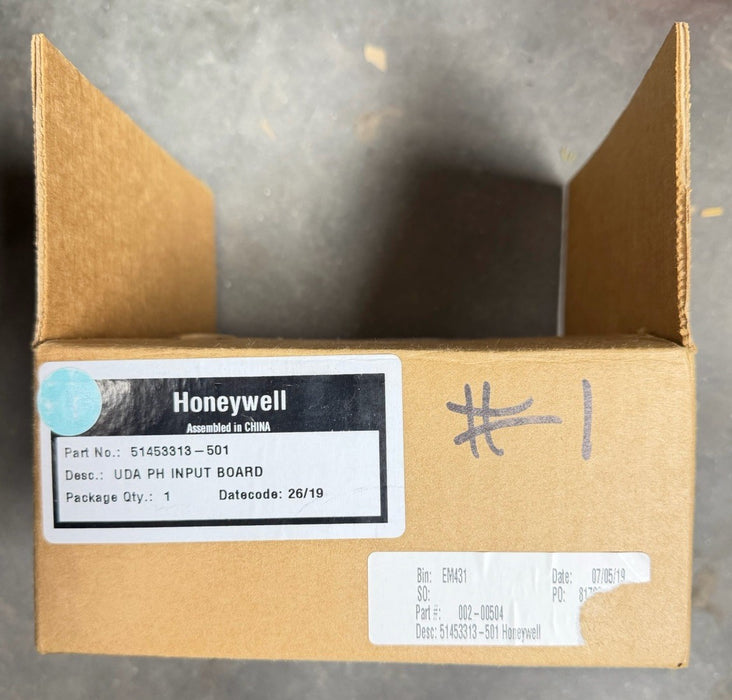 NEW 2019 HONEYWELL UDA PH INPUT BOARD SPARE PART NO. 51453313-501
