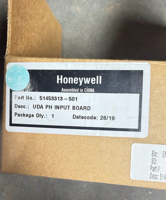 NEW 2019 HONEYWELL UDA PH INPUT BOARD SPARE PART NO. 51453313-501