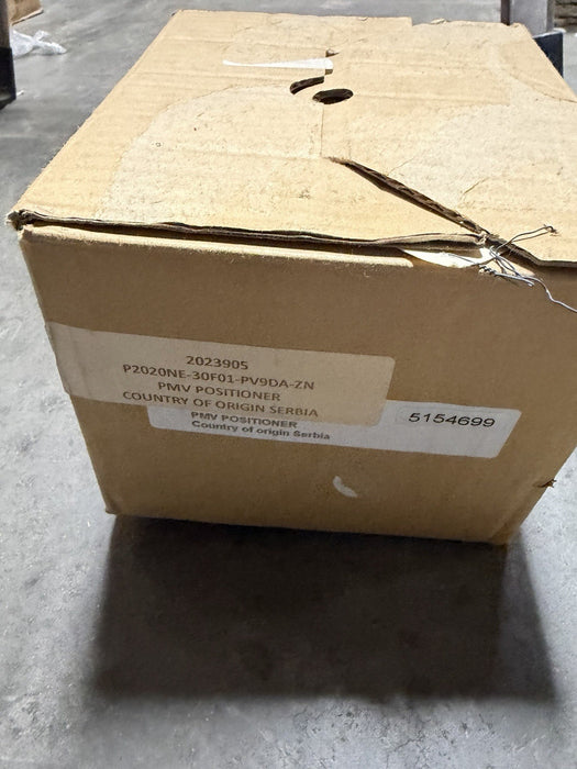 NEW PMV P-2020 ELECTRO-PNEUMATIC DOUBLE ACTING VALVE POS P2020NE-30F01-PV9DA-ZN