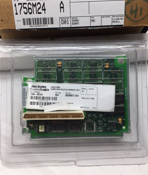NEW ALLEN BRADLEY 1610-T0630S24 NIB 1756M24 A Qty Contrologix PLC Memory Module